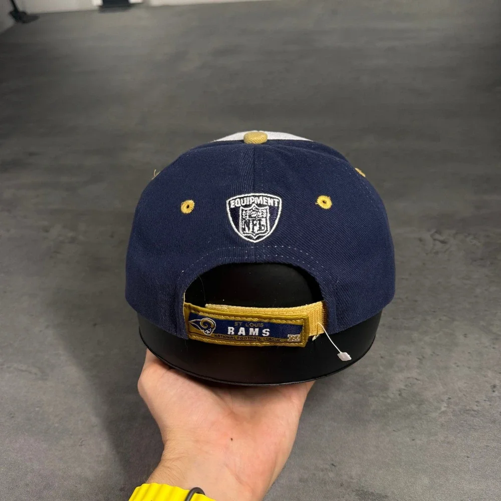 Reebok St. Louis Rams NFL Equipment Hat Cap Gold Blue‎ Kids Football